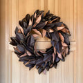 CG Hunter Holiday Collection Faux Wreath, Premium Artificial Indoor and Outdoor Large 30" Magnolia Leaf Christmas Wreath, Christmas Decorations and Holiday Greenery