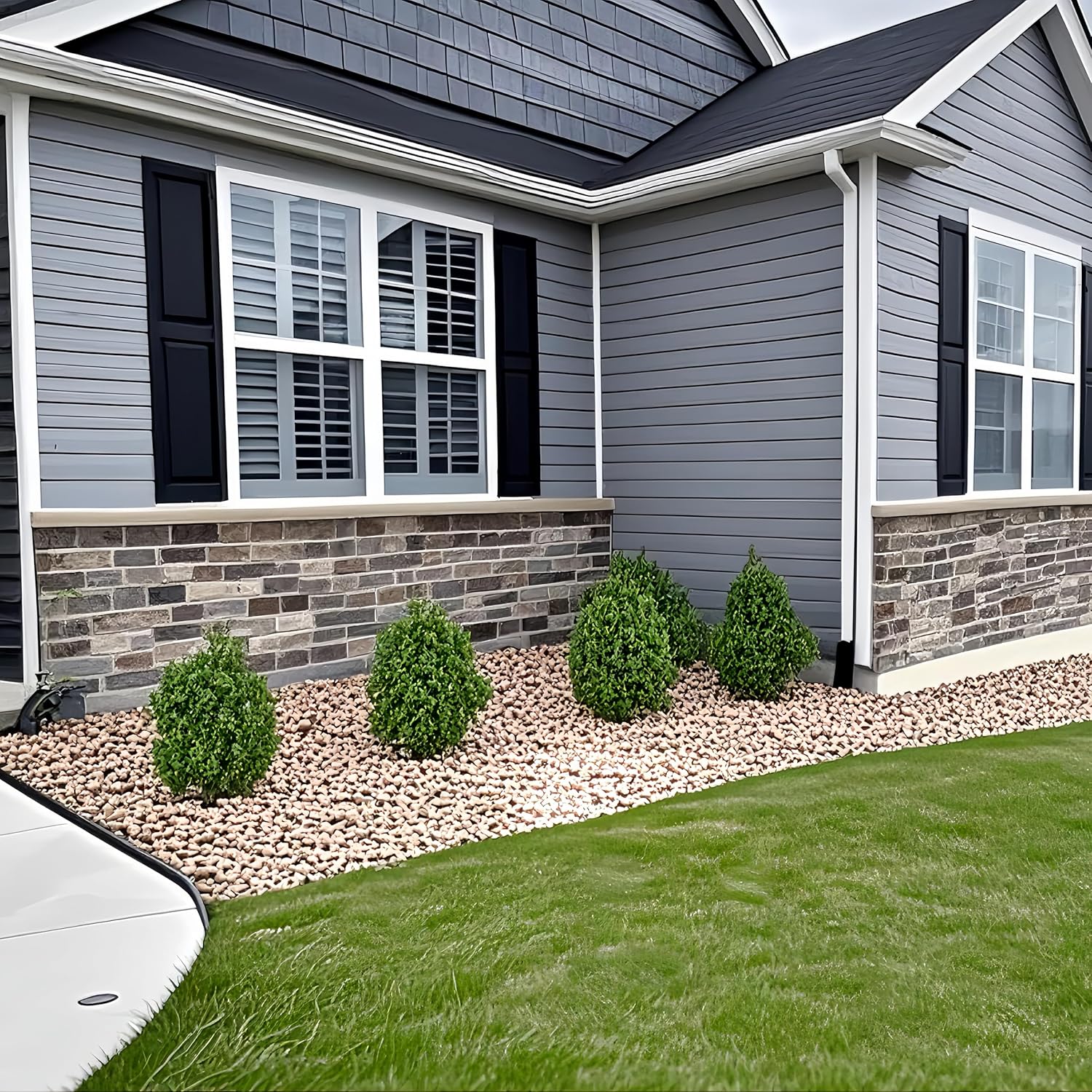 QIANYUN Boxwood Topiary Bush -Artificial Topiary for Outdoors-Evergreen Plants Topiary Ball Tree UV-Resistant 2-Pack for Front Porch Garden Yard Balcony Decor